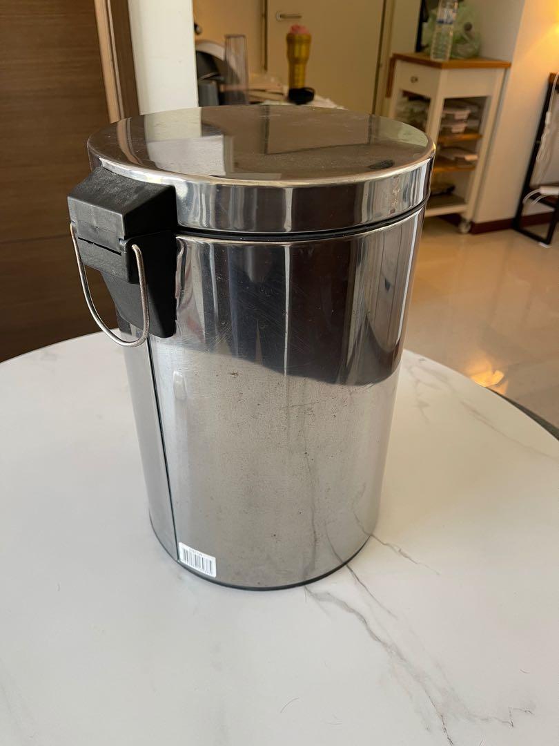 Ikea metal bin, Furniture & Home Living, Cleaning & Homecare Supplies