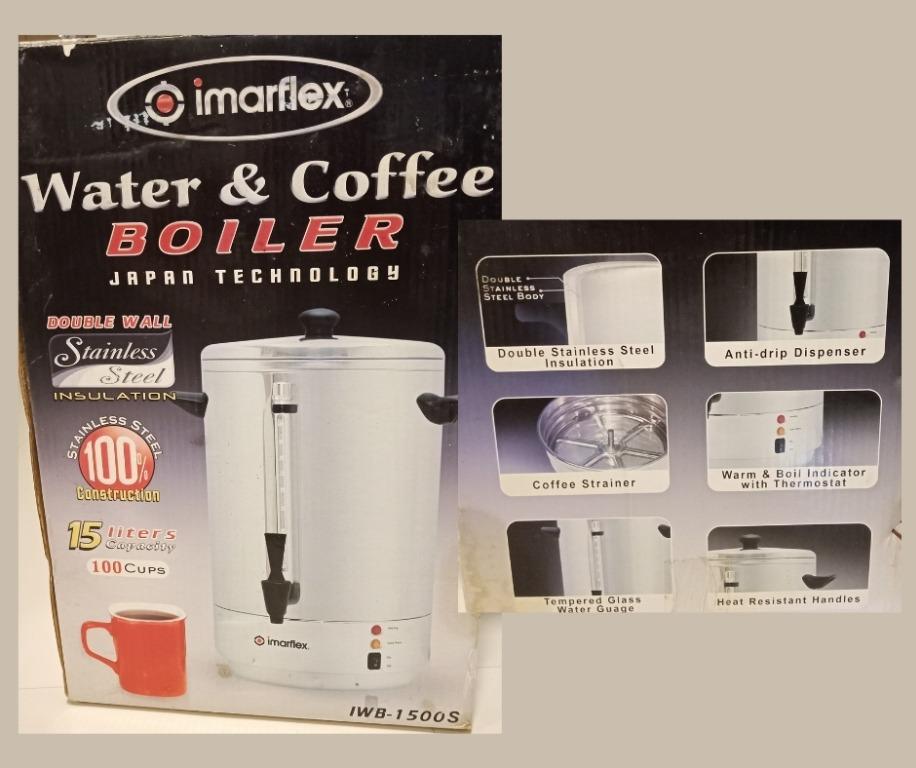 Imarflex Water & Coffee Boiler, Furniture & Home Living, Kitchenware & Tableware, Coffee & Tea