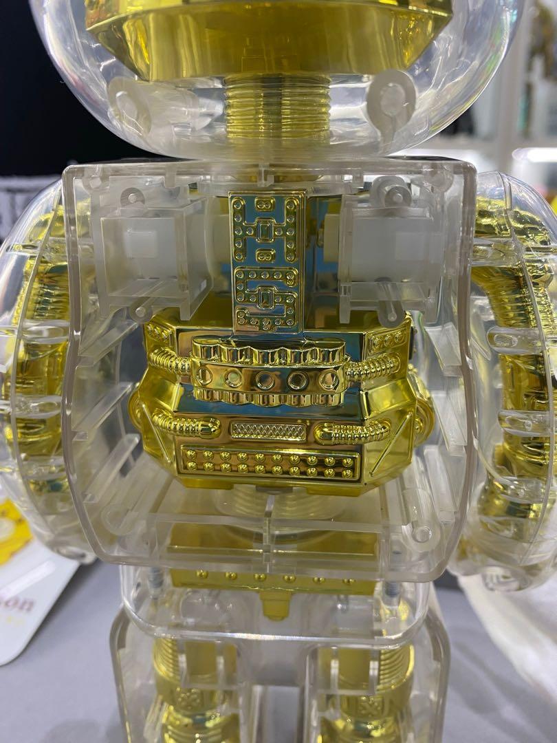 [Pre-Order] BE@RBRICK x HxS (Hirota Saigansho) 400% Gold Ver. bearbrick ...