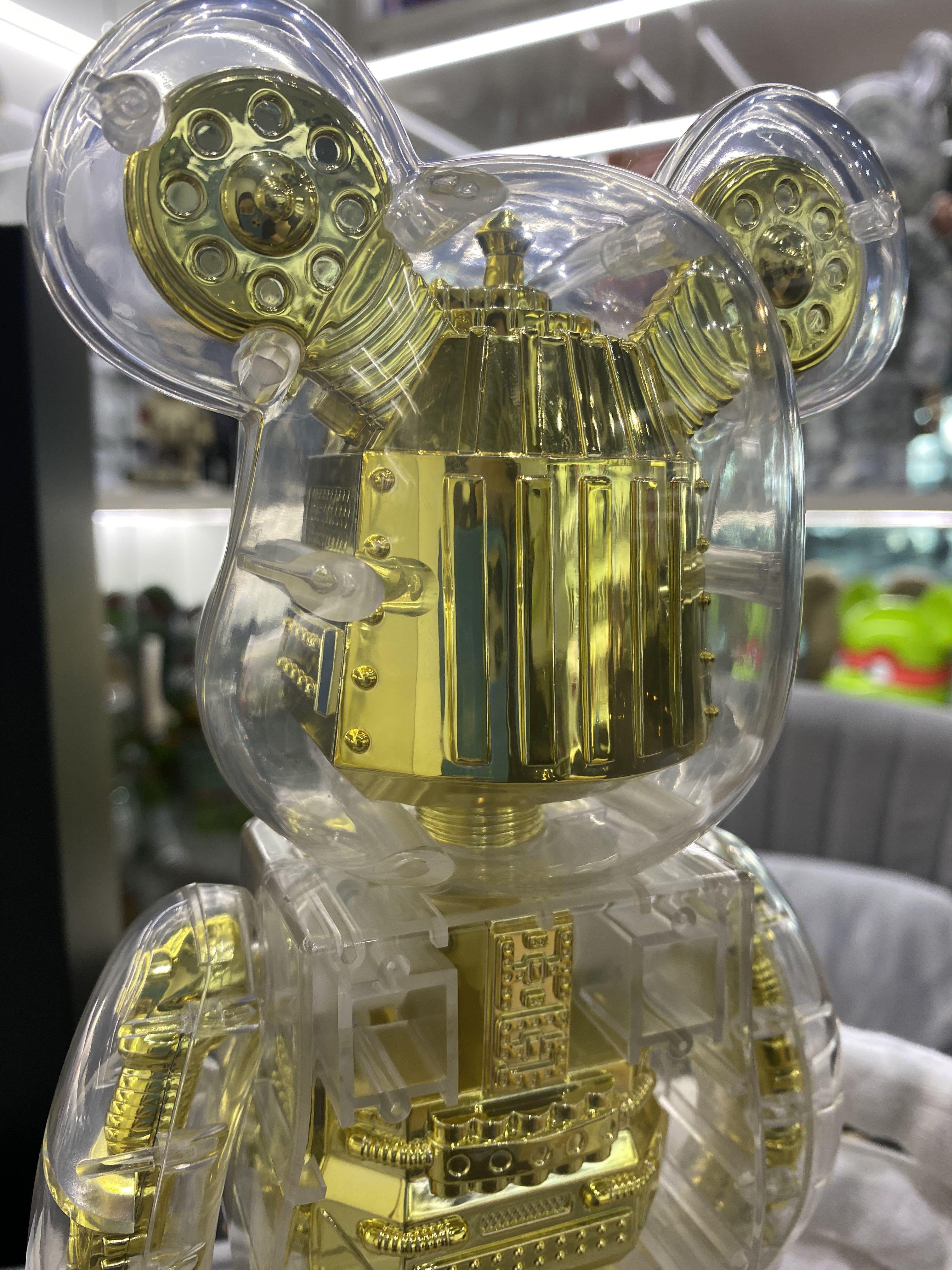 [Pre-Order] BE@RBRICK x HxS (Hirota Saigansho) 400% Gold Ver. bearbrick ...