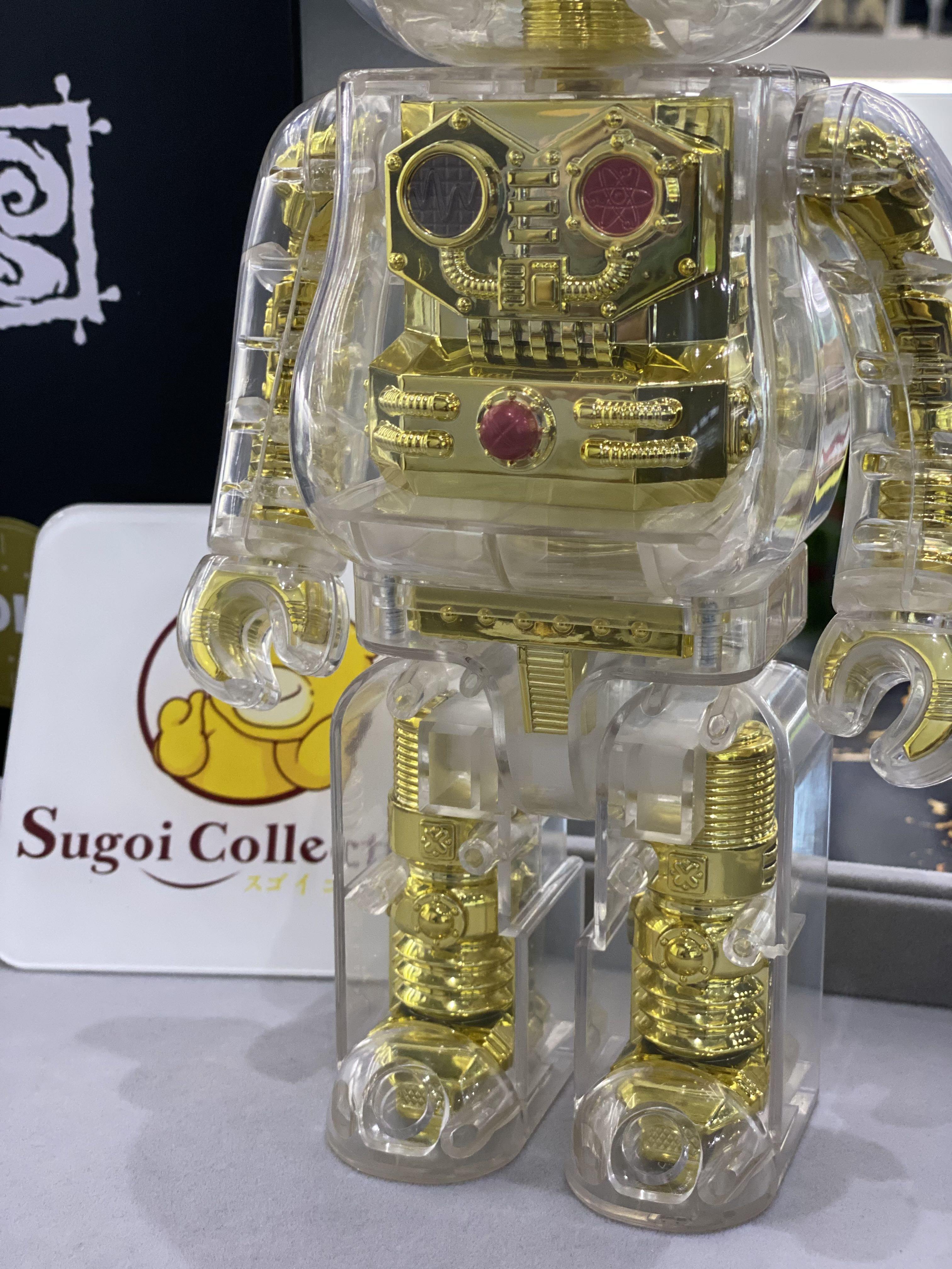 [Pre-Order] BE@RBRICK x HxS (Hirota Saigansho) 400% Gold Ver. bearbrick ...