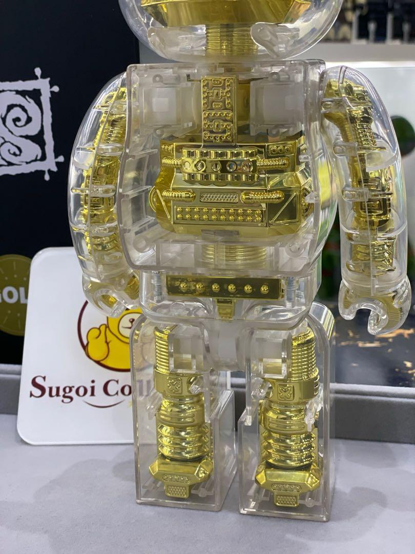 [Pre-Order] BE@RBRICK x HxS (Hirota Saigansho) 400% Gold Ver. bearbrick ...