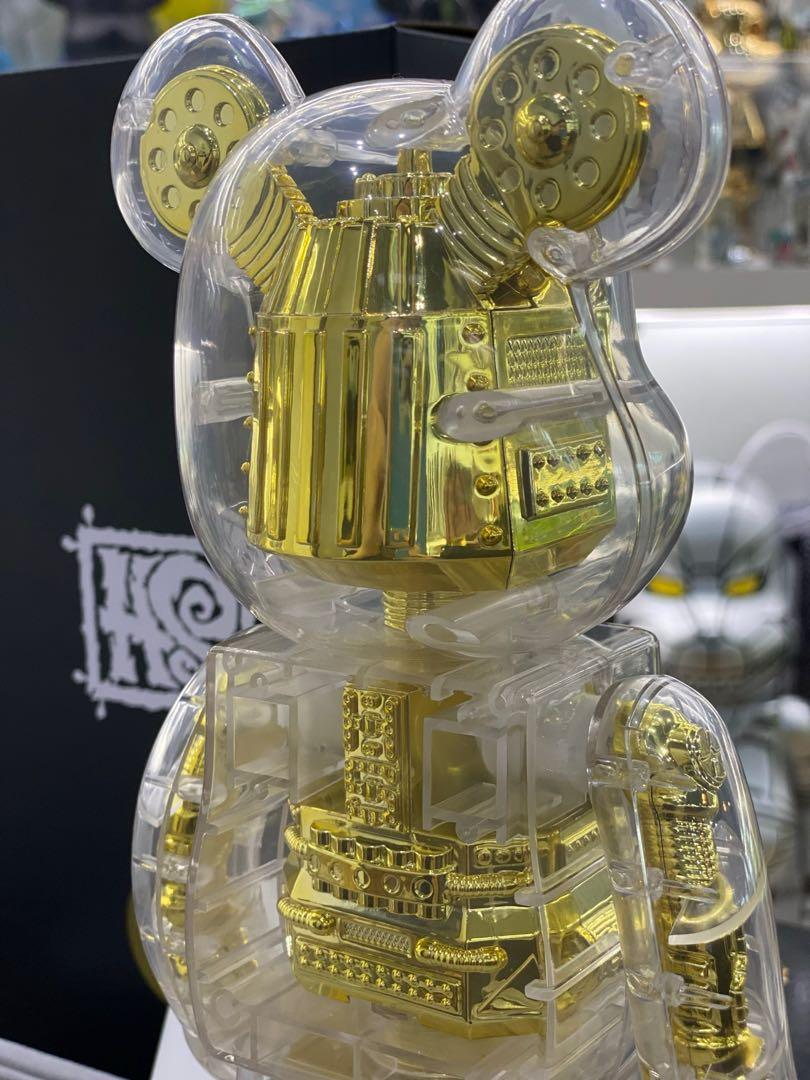 [Pre-Order] BE@RBRICK x HxS (Hirota Saigansho) 400% Gold Ver. bearbrick ...