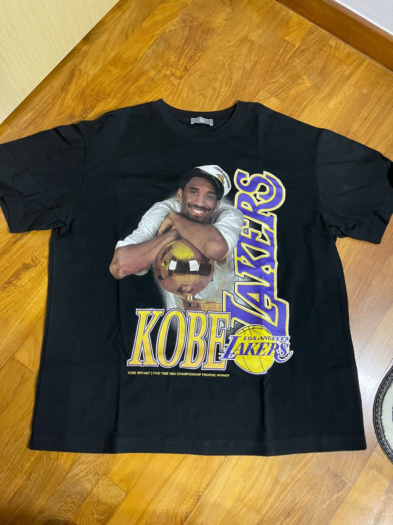 Kobe Bryant Los Angeles Lakers Majestic Emoji T-Shirt - Gold