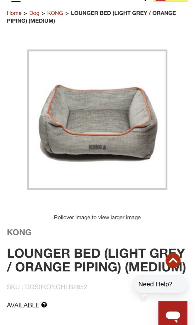 Kong lounger bed sales