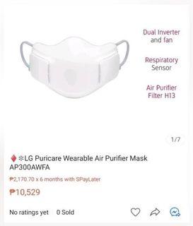 LG Puricare Air Purifier Mask