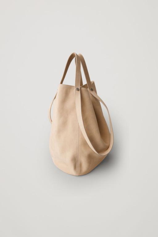 Cos versatile leather shopper store