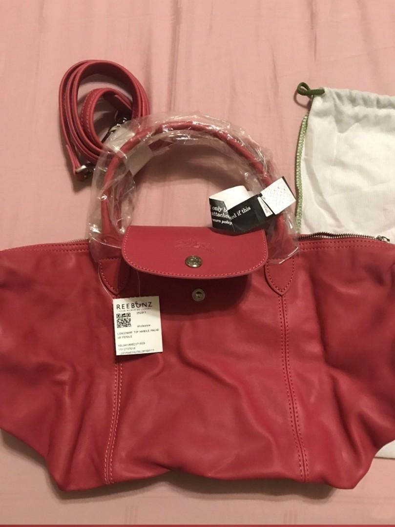 Longchamp Leather Sling Bag Price reduced Women s Fashion Bags Wallets Cross body Bags on Carousell