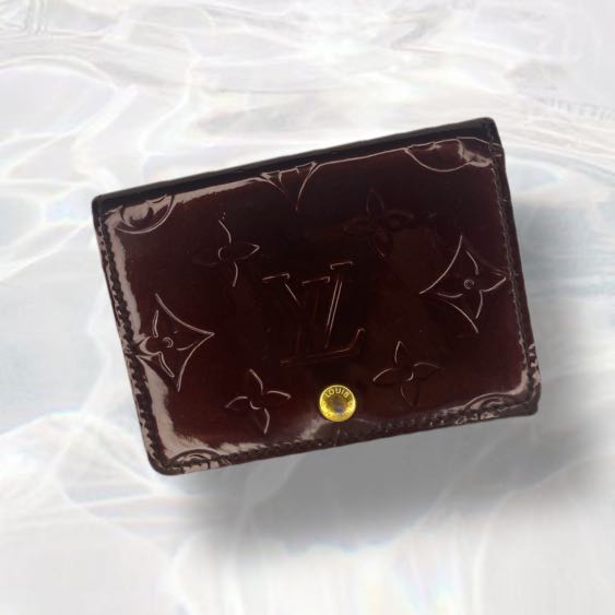 Louis Vuitton, Bags, Louis Vuitton Monogram Vernis Enveloppe Cartes De  Visite Card Case Wallet