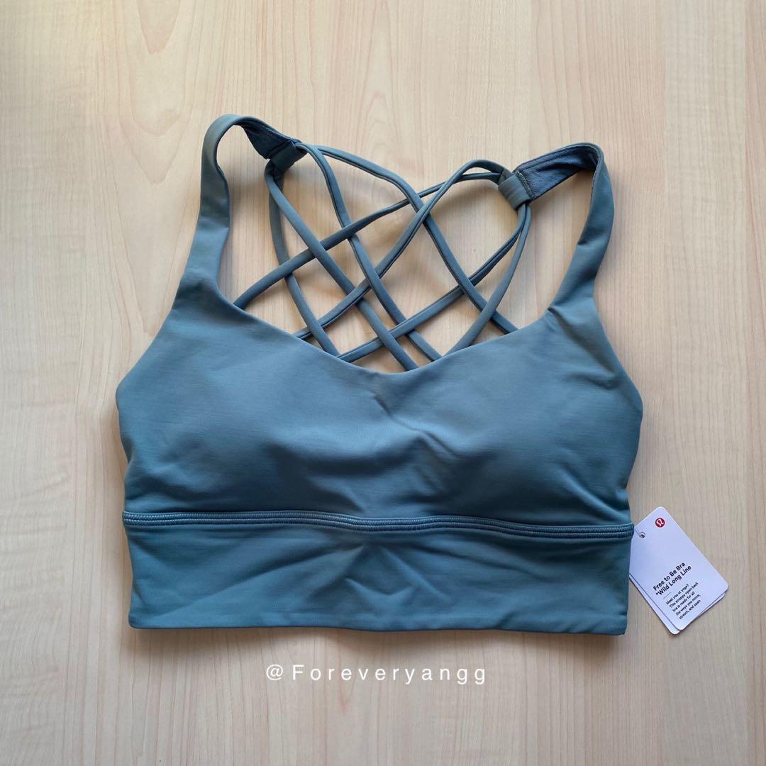 lululemon Free to Be Bra Wild Long Line Light Support, Women's Fashion,  Activewear on Carousell