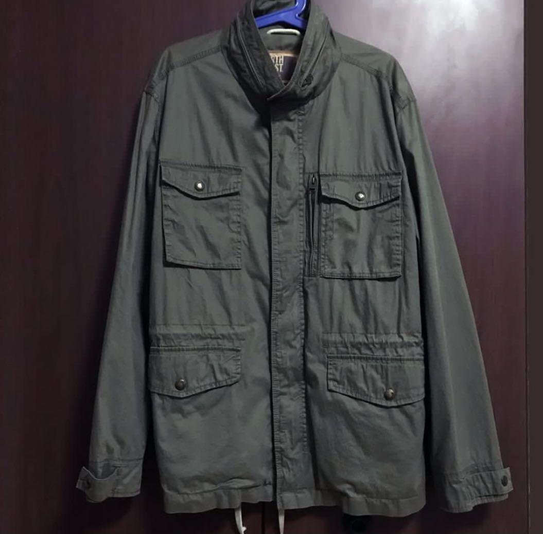 Marks and spencer khaki jacket sale