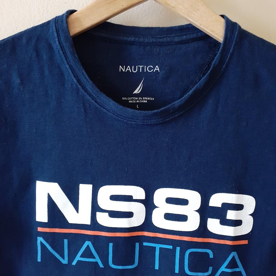 NAUTICA T-Shirt Womens, Fesyen Wanita 