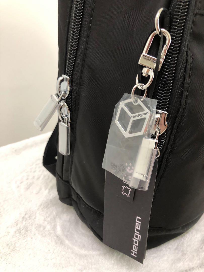 NEW HEDGREN AURA SHEEN BACKPACK BLACK