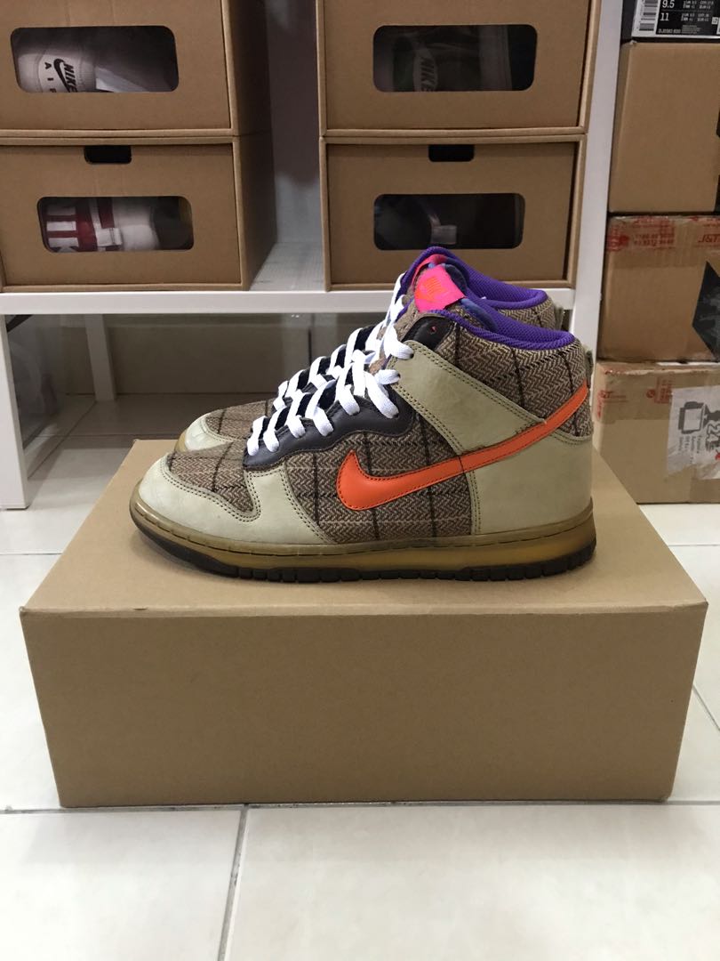 Nike dunk high tweed 2025