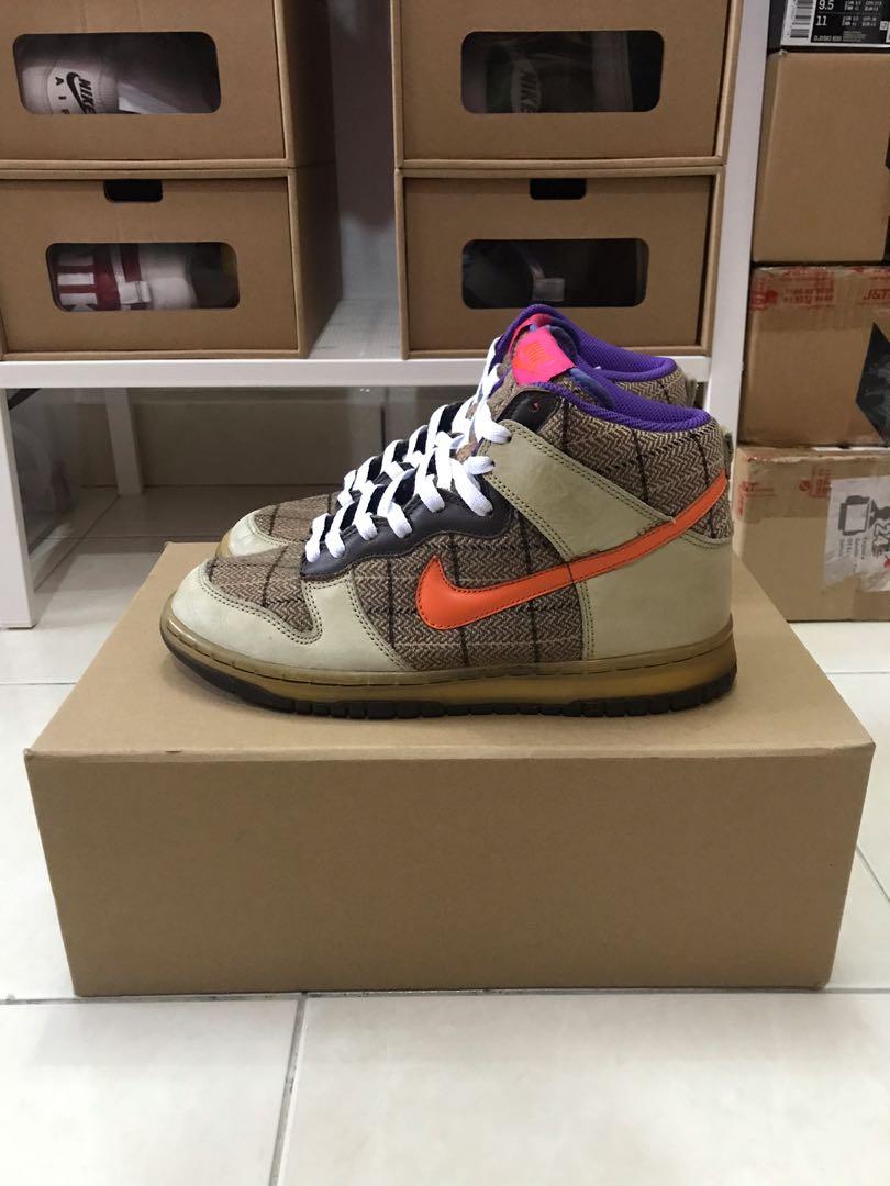 Nike dunk deals high tweed