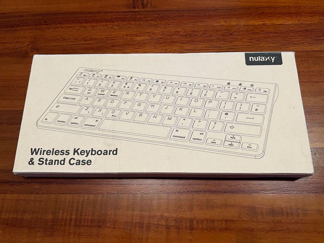Nulaxy KM13 Wireless Bluetooth Keyboard with Sliding Stand