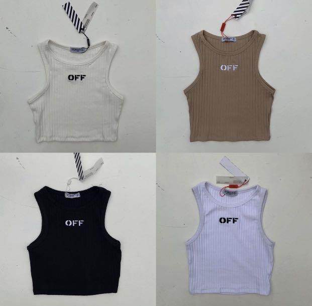 off white tank top