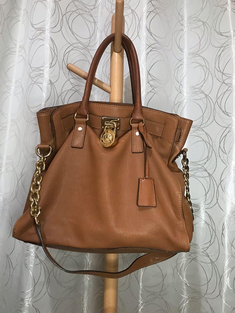 Michael Kors Leather Tote Bag - Brown Totes, Handbags - MIC255784 | The  RealReal