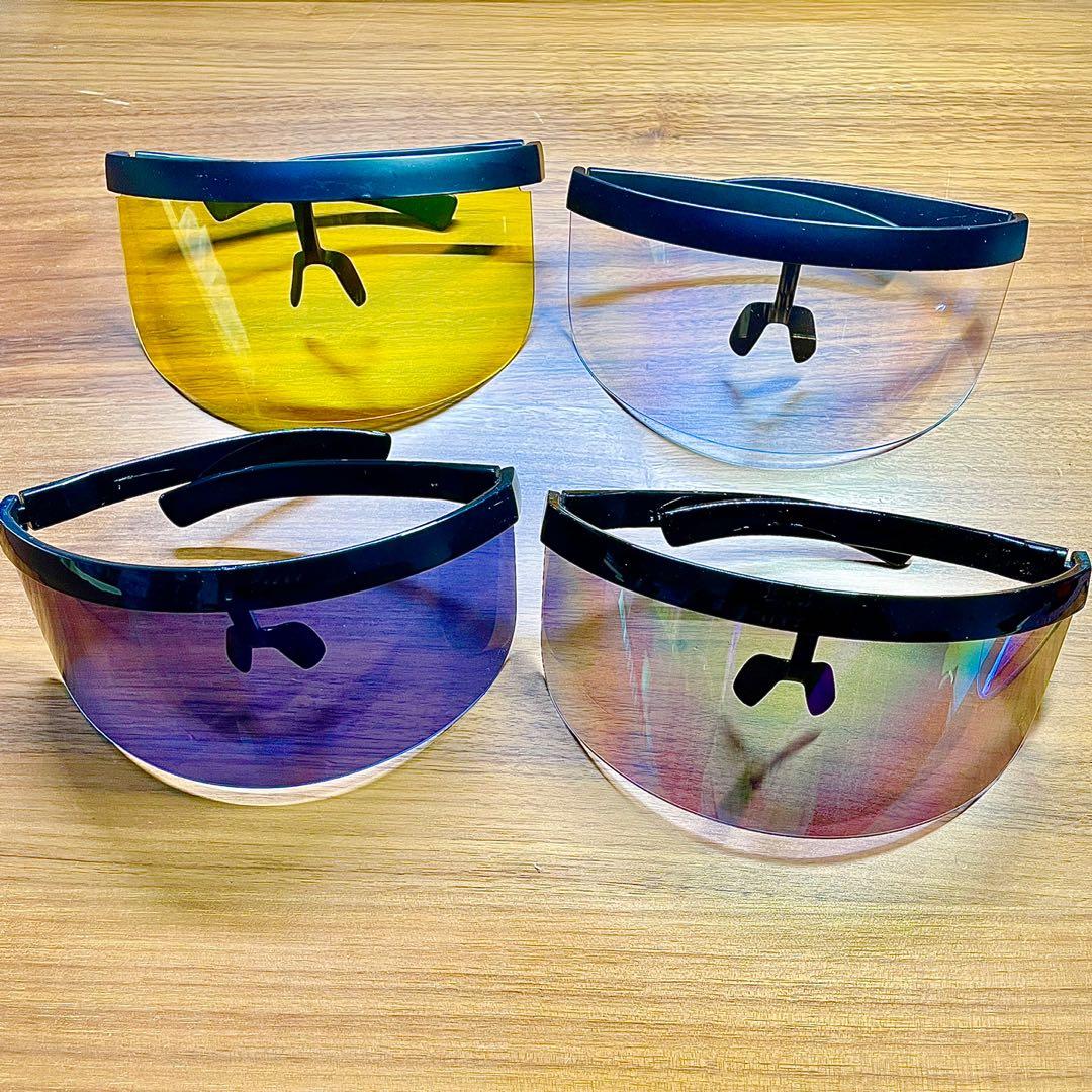 Oversized Eyeshield Set (Category: Sunglasses & Eyewear) located in Mandaluyong City. Submitted by wanderlez (Listing ID 1118398596, Image 1). Description: Item Code: W0023 Set of 4 sunglasses Colors: Yellow, Clear, Black, Multicolor Never used #eyeshield #multicolor #sunglasses #oversized .