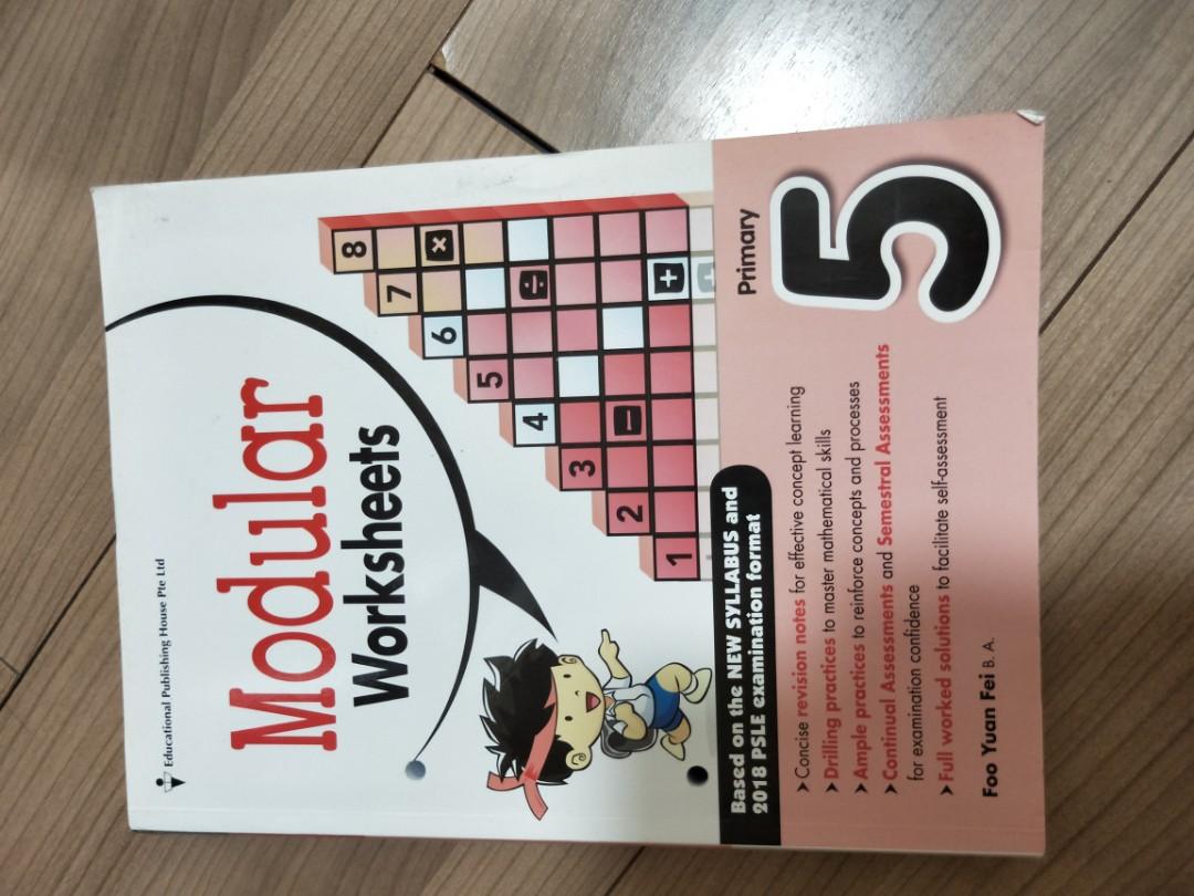 p5 math assessment book modular worksheets hobbies toys books magazines assessment books on carousell