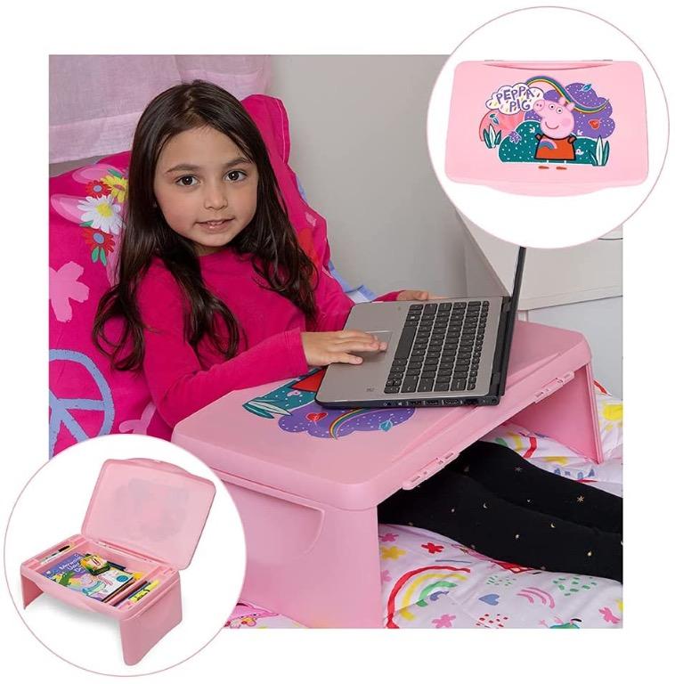 Peppa Pig Kids Lap Desk with Storage - Folding Lid and Collapsible ...
