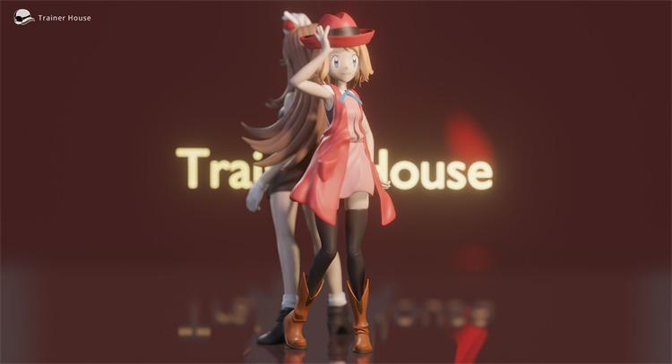 [PO] Trainer House Studio - Pokemon XY Blue & Serena, Hobbies & Toys ...