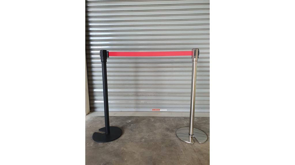 Premium Stackable Queue Pole Crowd Control (Category: Everything Else) located in Singapore. Submitted by aka_enterprise (Listing ID 1118527484, Image 1). Description: <<READY STOCK FOR IMMEDIATE COLLECTION>> ►BRAND NEW STACKABLE STAINLESS STEEL QUEUE POLES FOR SALE <RED or BLACK Belt Available> ►►►►Height 850mm $40/pc ►►►►Height 1000mm $48/pc (Premium Belt Clip) ◘Premium Grade stainless steel pole with full steel base. ◘Stackable full steel base