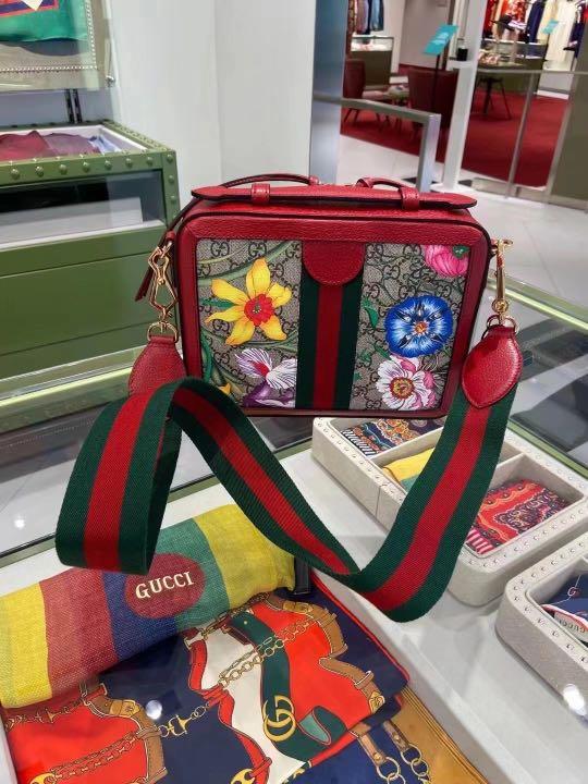 Ophidia gg flora small best sale shoulder bag