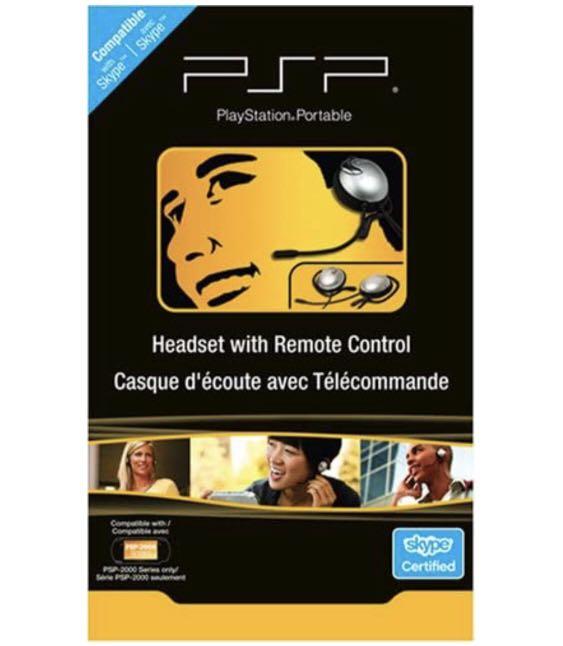 PSP Headset with Remote Control, Video Gaming, Video Games