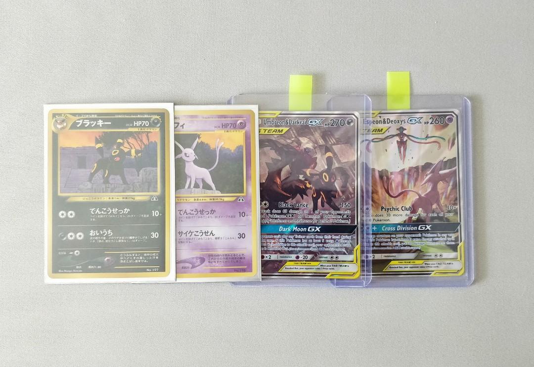 Rare Umbreon Espeon Sets Pokemon Cards Hobbies Toys Toys Games On Carousell