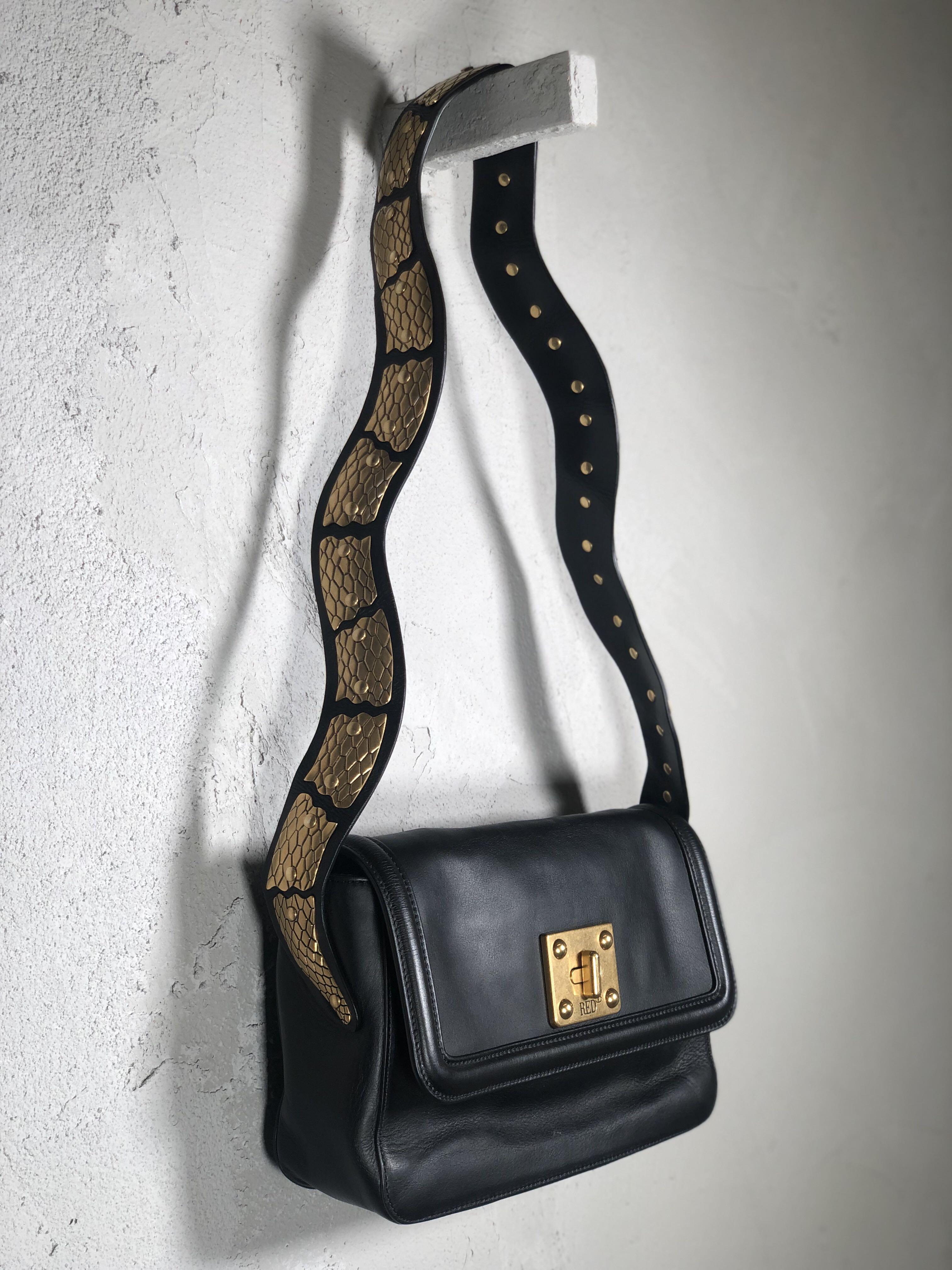 Red valentino snake 2025 bag