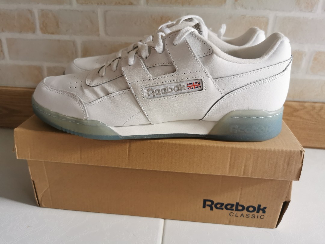 Reebok Classics Workout Plus Ice Blue 10US Men s Fashion