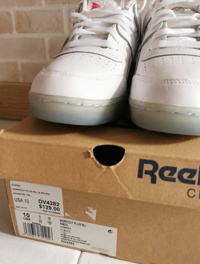 Reebok Classics Workout Plus Ice Blue 10US