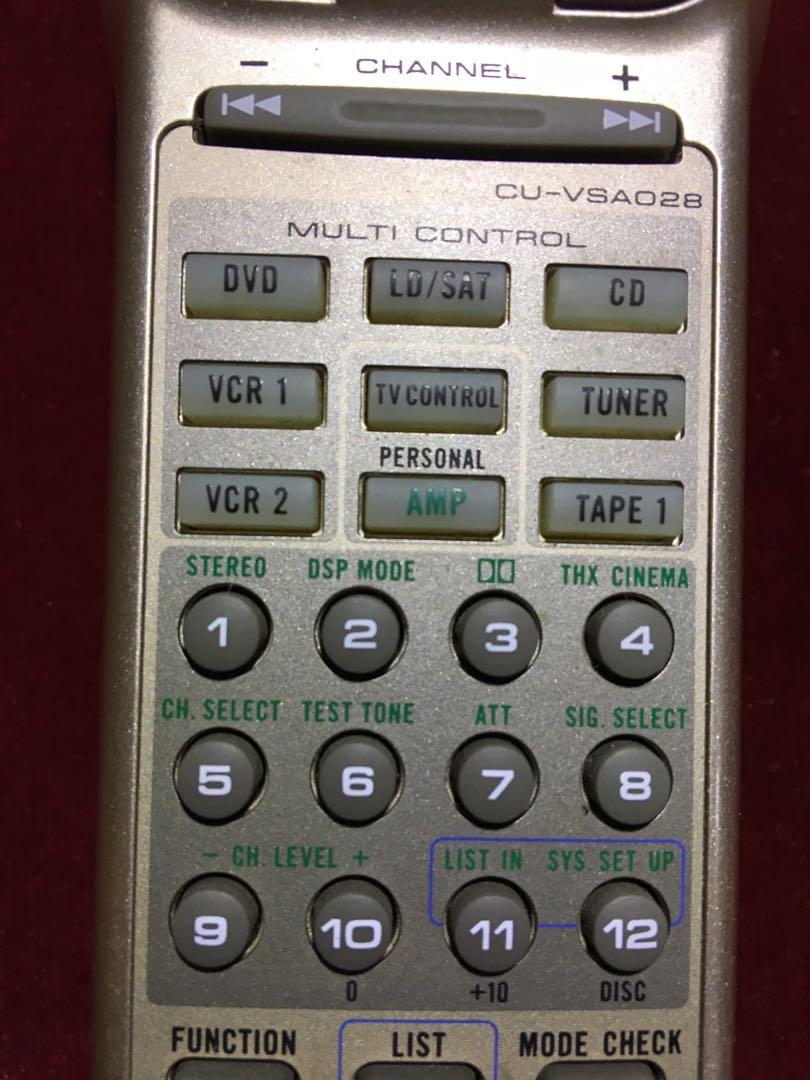 Remote control for your Avr amplifier tv (Category: Portable Audio Accessories) located in Quezon City. Submitted by rsv.regor (Listing ID 1118478622, Image 3). Description: For sale Universal remote control for Pioneer Avr VSA / VSX model Multi function For pick up only .