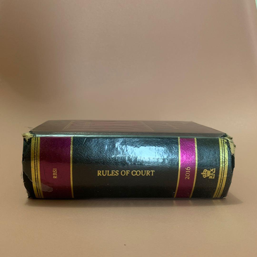 Rules of Court Codal (2016) (Category: Textbooks) located in Quezon City. Submitted by loveikit (Listing ID 1118500304, Image 2). Description: 📌 With minimal highlights 📌 With engraved name.