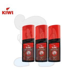 SCJ Kiwi Shine & Protect Liquid Shoe Polish Brown (3 x 30 mL)