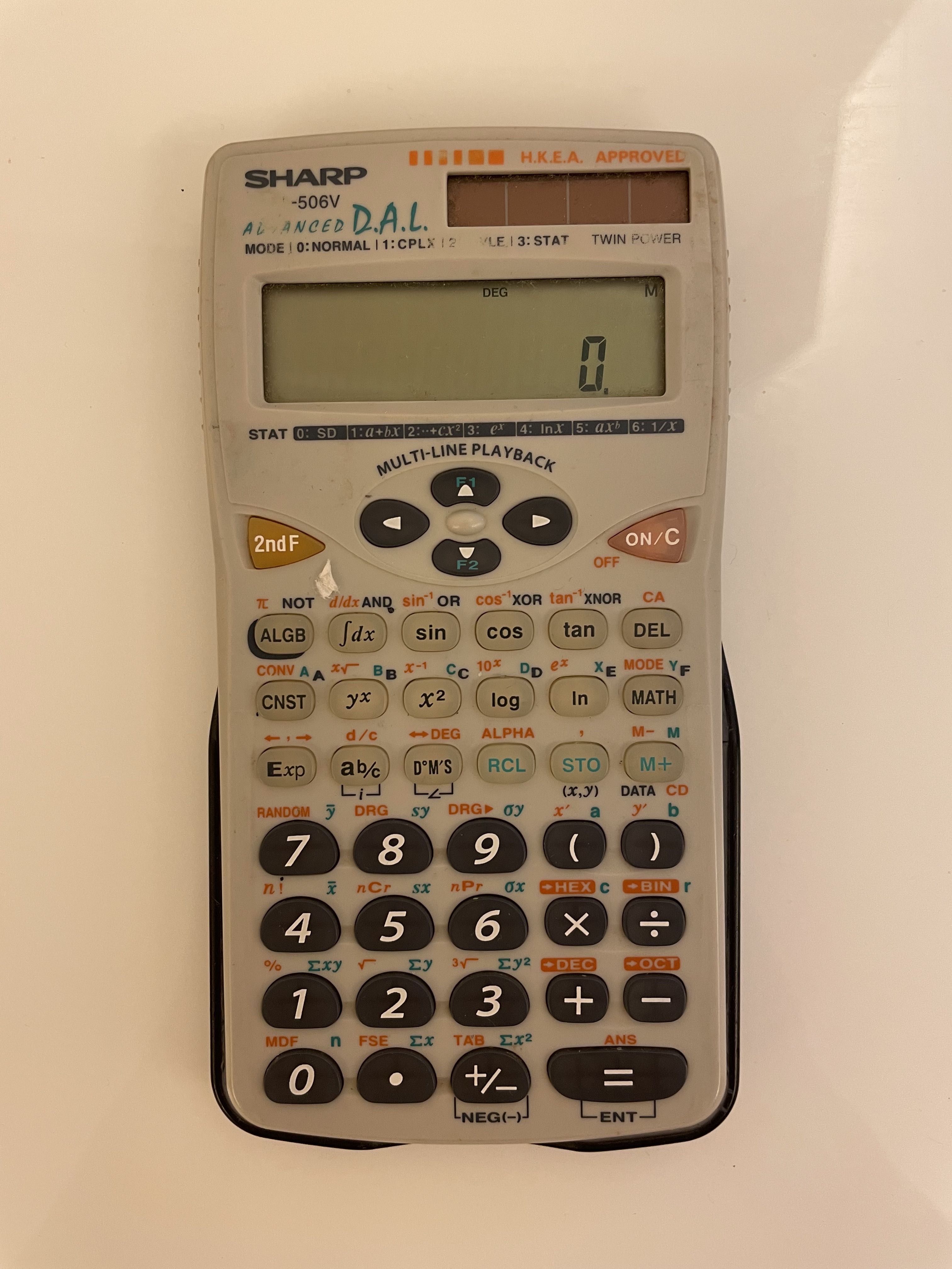 Sharp EL-506V 中學 文憑試 DSE 微積分 計數機 calculator, 其他, 其他 - Carousell