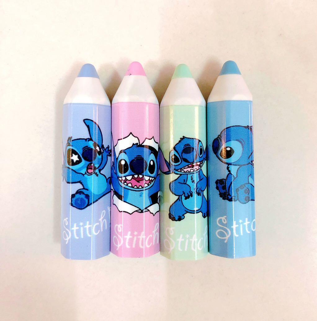 Stitch Pencils Case Cap (4pcs), Hobbies & Toys, Stationery & Craft,  Stationery & School Supplies on Carousell