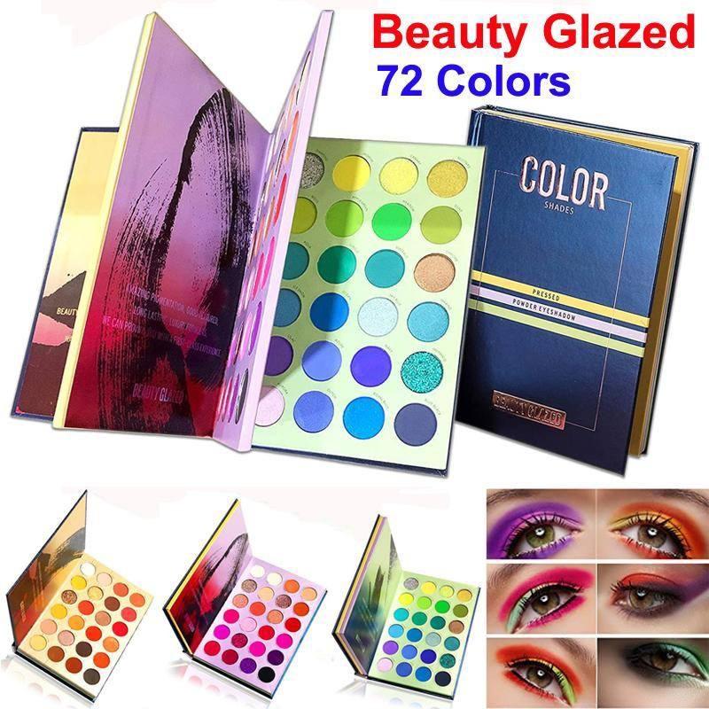Stock Ready!!! [72 colour eyeshadow] Beauty Glazed Highly Pigmented  Eyeshadow Palette Pearlescent Matte Eye, Beauty & Personal Care, Face,  Makeup on Carousell
