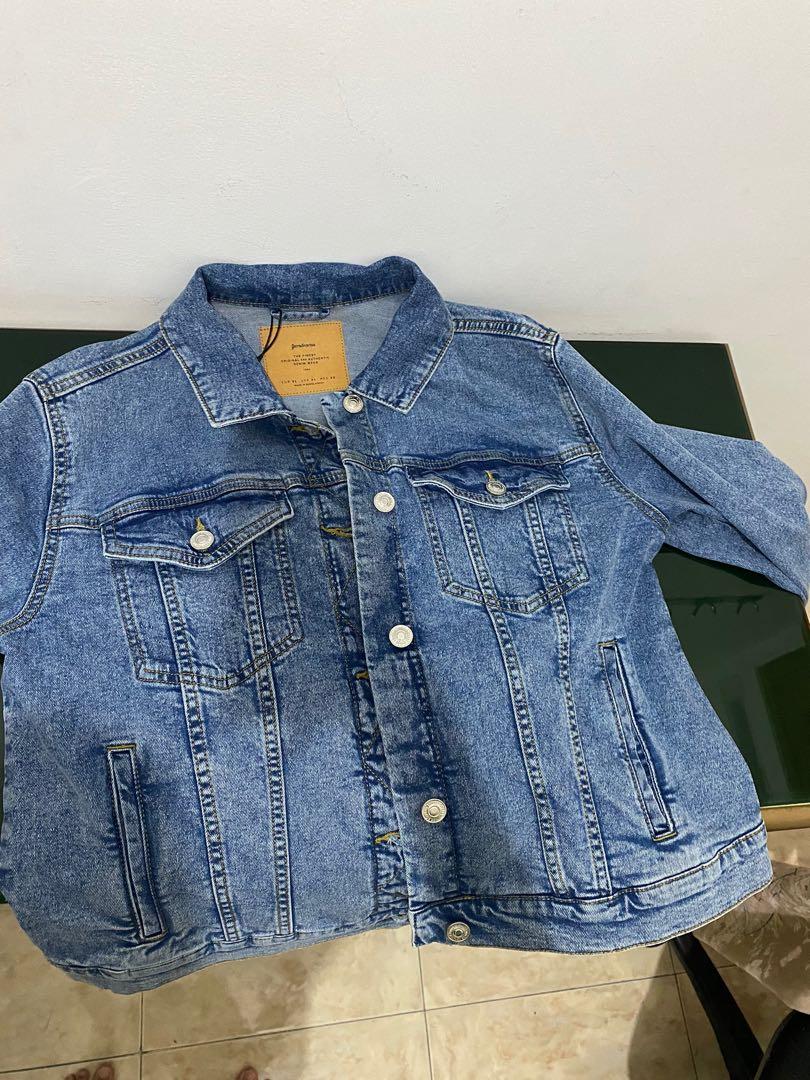 Stradivarius Denim Jacket, Fesyen 