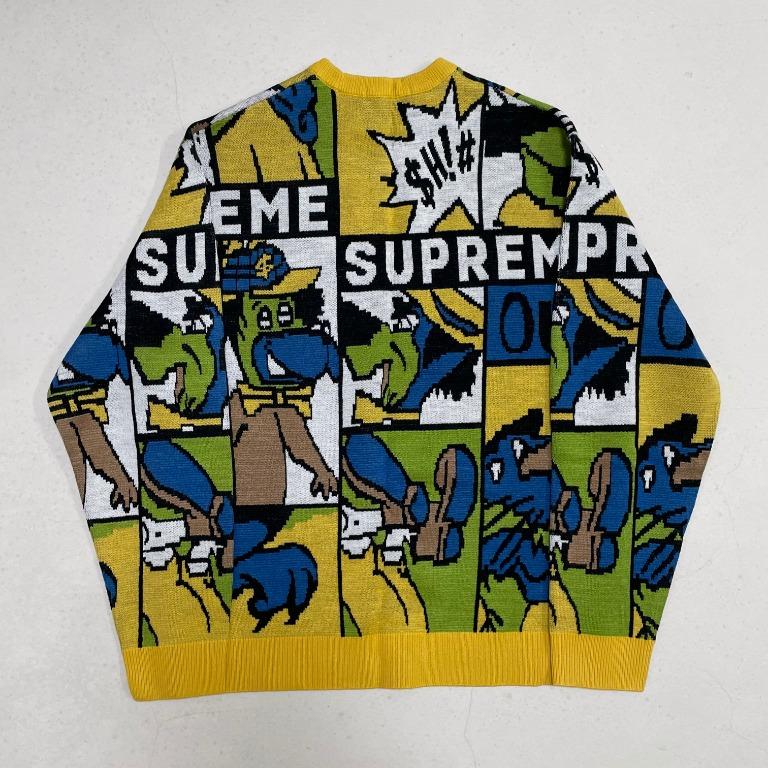 Supreme Cartoon Sweater SS20, 名牌, 服裝- Carousell
