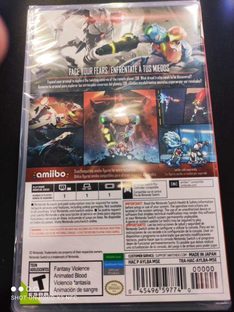 Switch Metroid Dread (Category: Nintendo) located in Makati City. Submitted by yomyom_onlineshop (Listing ID 1118425363, Image 2). Description: For Sale Only Brandnew Sealed No To trade Delivery within the day Taguig Market Market Can book Via lalamove Less Time Less Effort Cod,Gcash,Banktransfer.