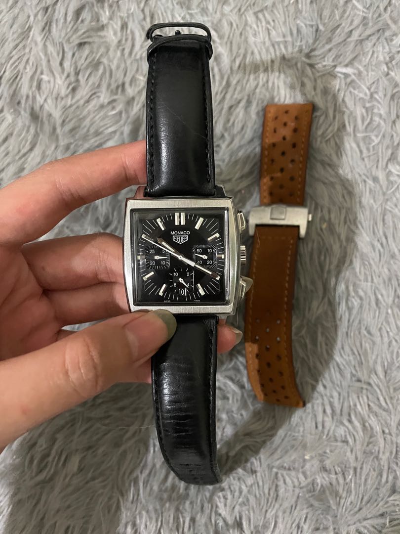 Tag Heuer Monaco Original Fesyen Pria Jam Tangan Di Carousell