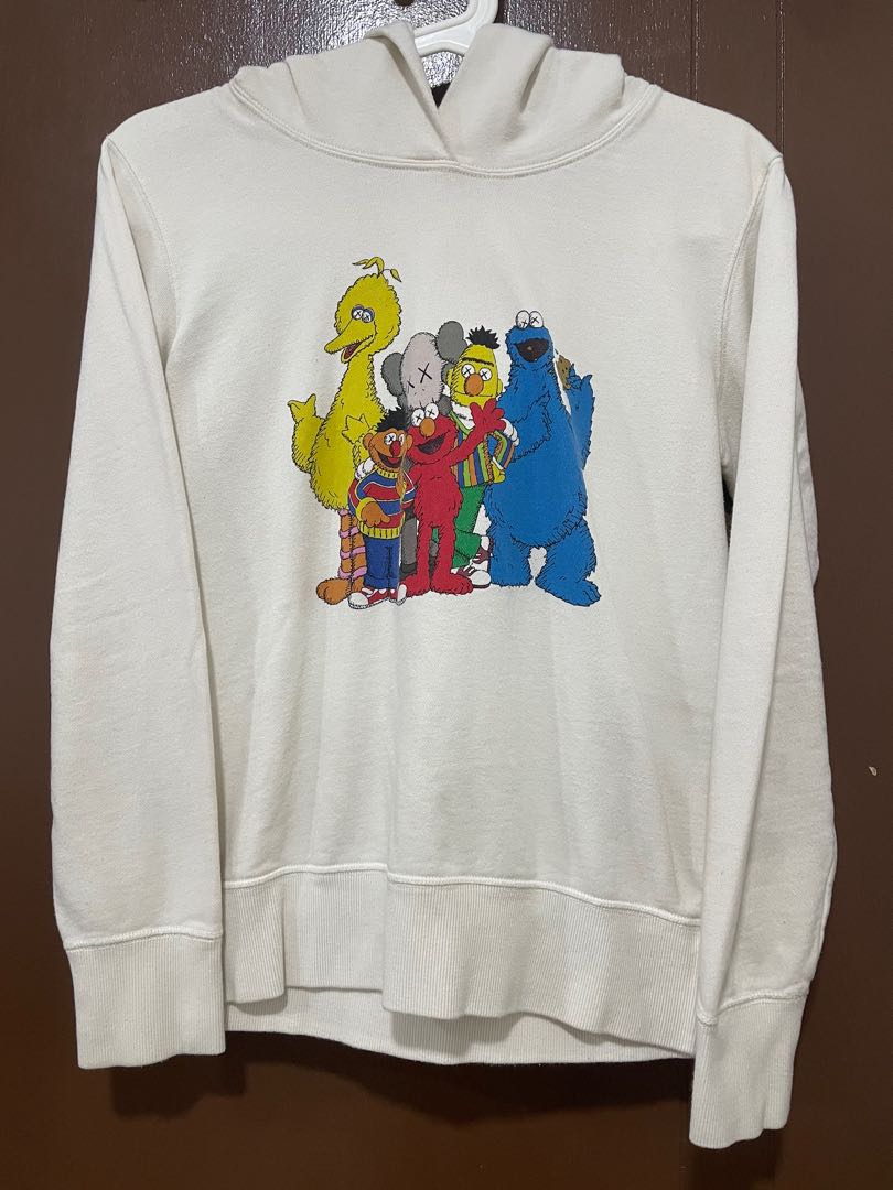 UNIQLO x Kaws x Sesame Street Hoodie Men s Fashion Tops Sets