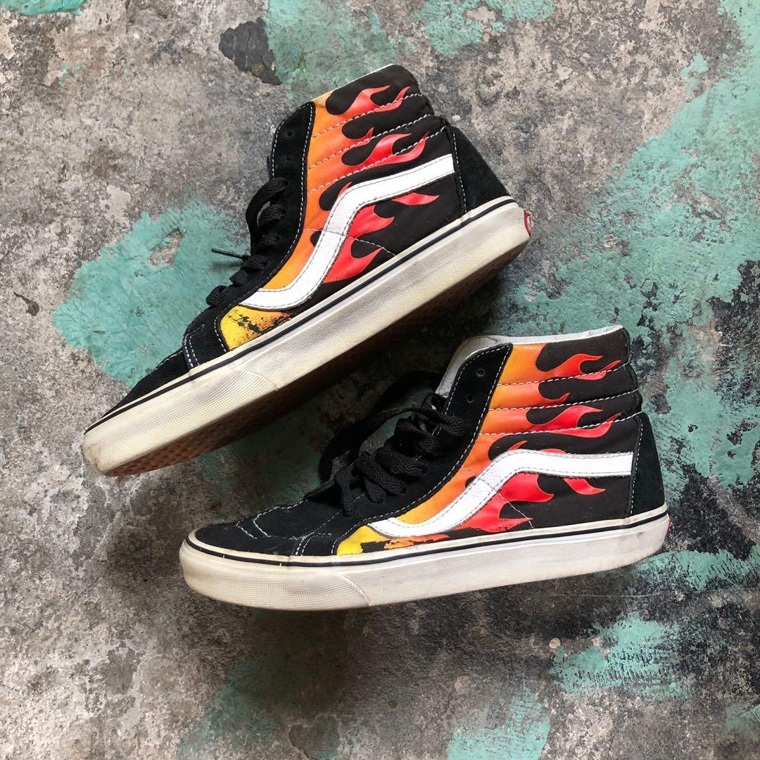 Vans flame old top skool high top