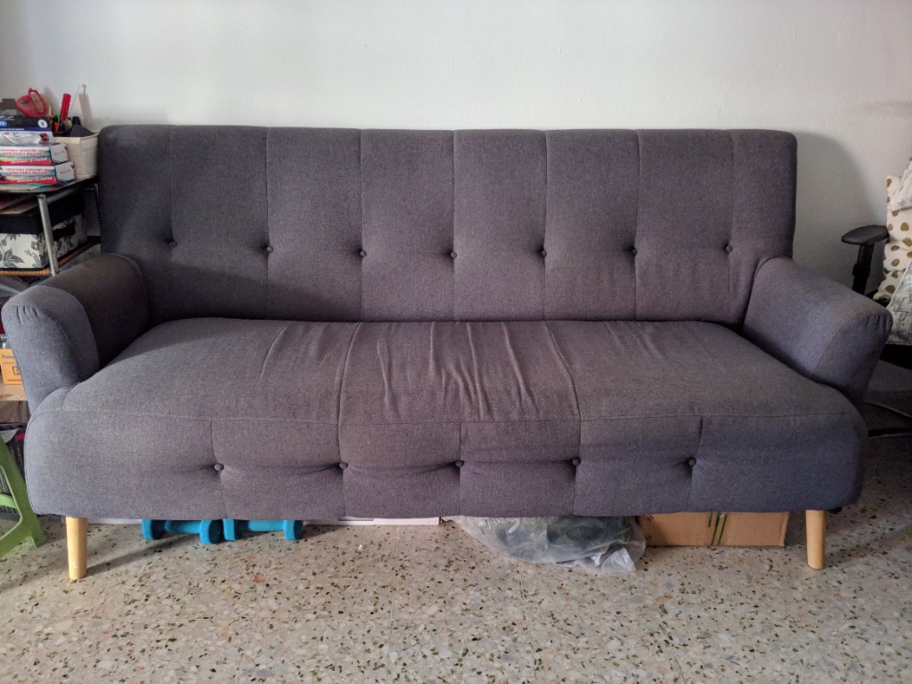 VHIVE Designer 3 Seater Sofa, Furniture & Home Living, Furniture, Sofas