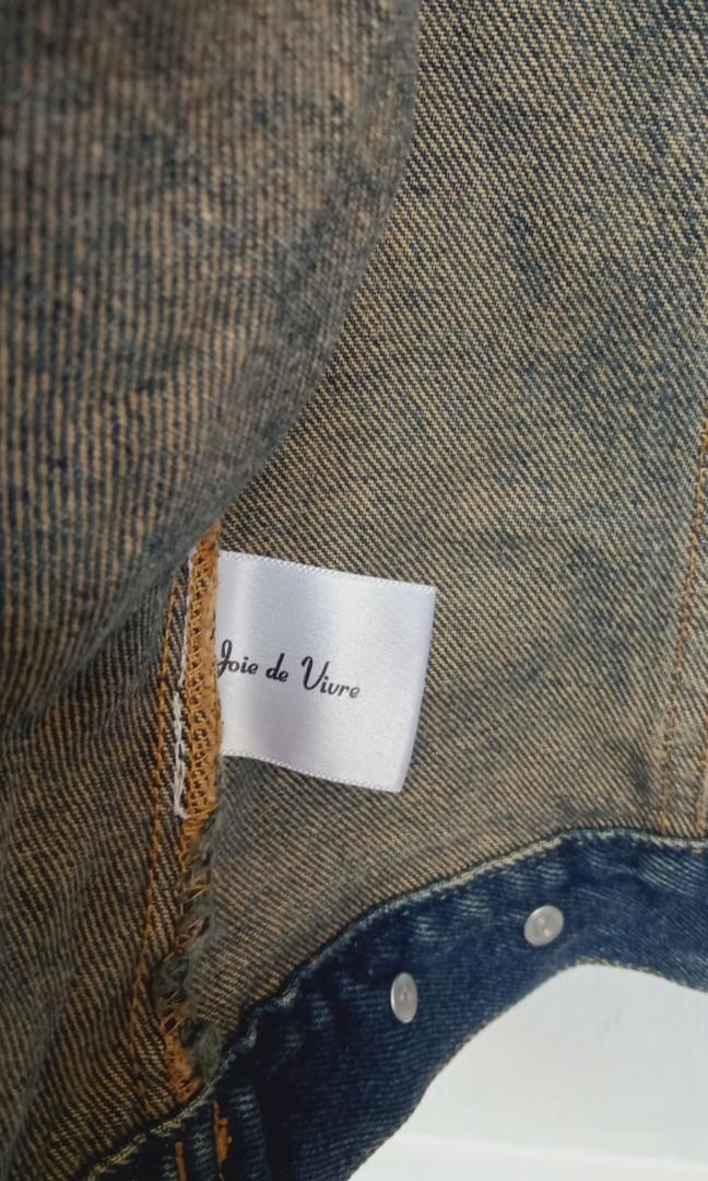 Woman Denim Jacket Joie de Vivre Paris 