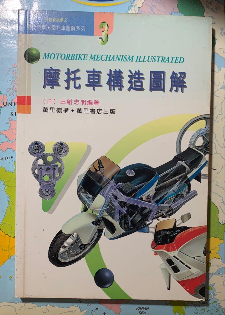 摩托車構造圖解 興趣及遊戲 書本 文具 教科書 Carousell