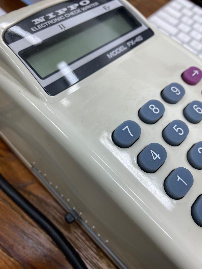 Nippo electronic check writer FX 40 FX 40 34154 (japan import) / 支票打印機