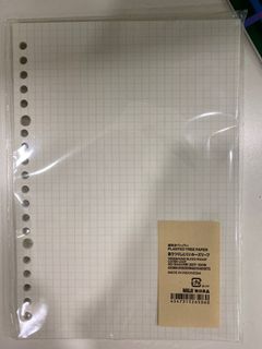A4/A5 Muji grid paper, Hobbies & Toys, Stationery & Craft, Stationery ...